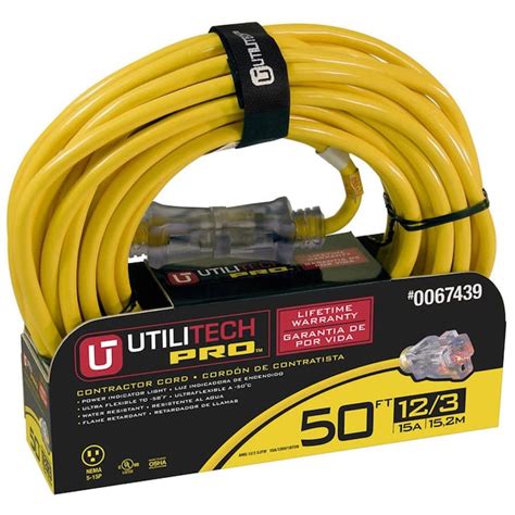 50 foot extension cord lowes|lightweight extension cord 50 ft.